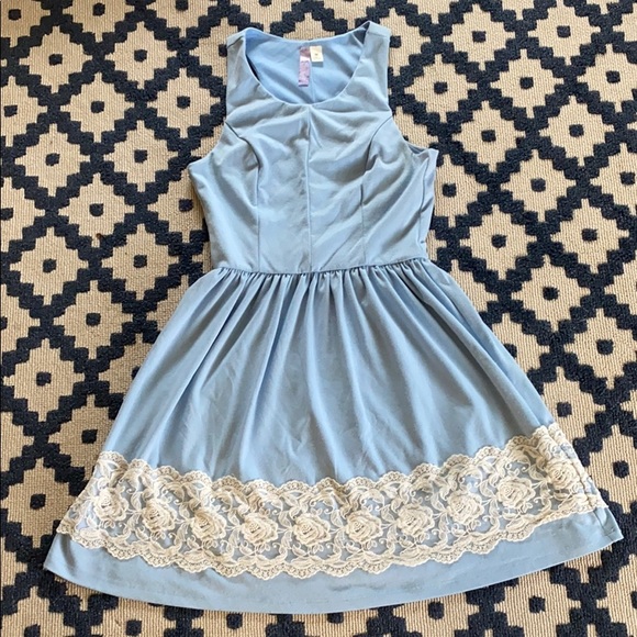 Tank Dress With Lace Detail - Picture 1 of 8